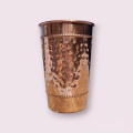 Pure Copper Glass Hammered 4.8 inch/12 cm (350 ml - 400ml). 