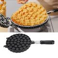 Portable Aluminum Alloy Waffle Baking Mould Pan Heat Resistant Double Sided Waffle Maker Pan Heat Press Plate With Handle Waffle Cake Mould Pot Baking Cooking. 