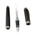 NAMUNY 1 Pcs X750 Deluxe Black Fountain Pen Medium Nib & 5Pcs Fountain Pen Ink Converter Ink Reservoir. 