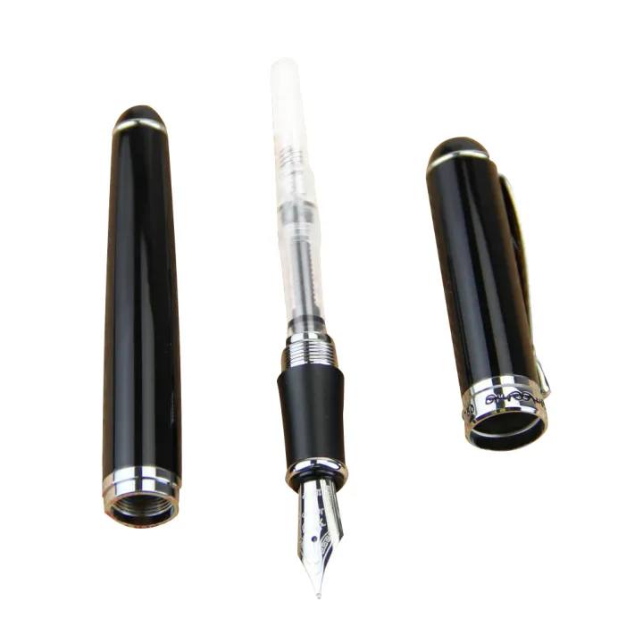 NAMUNY%201%20Pcs%20X750%20Deluxe%20Black%20Fountain%20Pen%20Medium%20Nib%20&%205Pcs%20Fountain%20Pen%20Ink%20Converter%20Ink%20Reservoir%20-%20Image%204