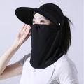 Summer Neck Face Sunshade Sun Hat UV Protection Wide Brim Shade Hat Detachable Breathable Neck Face Baseball Cap Visor Beach Cap. 