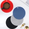 Honeycomb Rubber Heat Resistant Table Doily Holder Mats Insulating Round Doily Hot Pads Protective Mat Trivets Pot. 