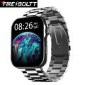 Noise ColorFit Ultra 3 Bluetooth Calling Smart Watch with Biggest 1.96" AMOLED Display, Premium Metallic Build, Functional Crown, Gesture Control with Metallic Strap (Glossy Silver: Elite Edition). 