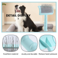 Firm Slicker Brush for Dogs- Extra Long Pin Slicker Brush for Large Dog Pet Grooming Wire Brush and Deshedding (Green). 