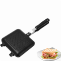 FORIDE 2X Grilled Sandwich Maker,Bread Toast Breakfast Machine,Hot Sandwich Pan,Nonstick Aluminum Flip Pan,Kitchen Tool. 