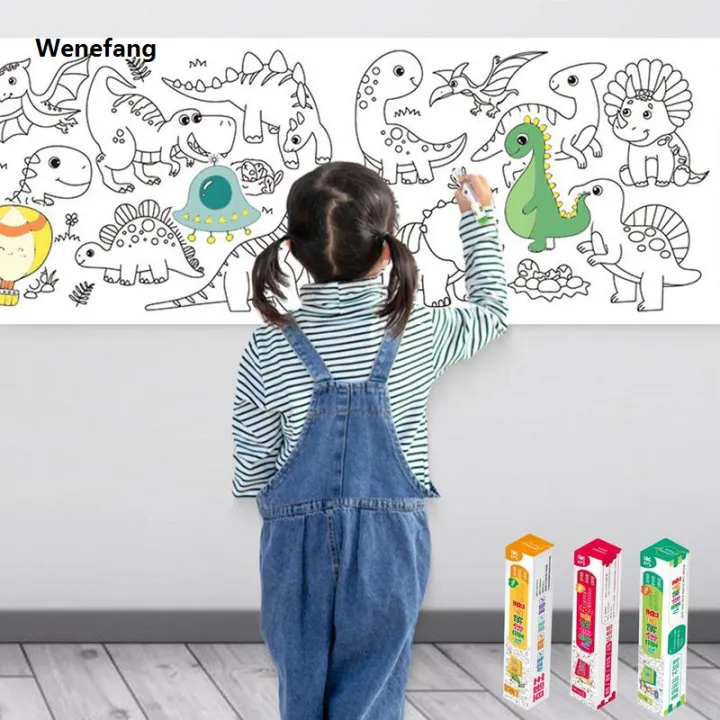 Wenefang%20Kids%20Drawing%20Paper%20Large%20Coloring%20Roll%20For%20Kids%20Toddler%20Art%20And%20Creativity%20Toys%20Continuous%20Coloring%20Paper%20Roll%20For%20Toddler%20Ages%20-%20Image%203