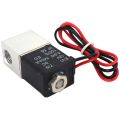 DC12V Solenoid Valve 1/4 Inch 2 Way Normally Closed Pneumatic Valves. 