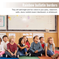 (GGBR) Border Trim Bulletin Borders Stickers 65 Ft Back-To-School Decoration Borders for Bulletin Board/Black Board Trim. 