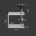 Cabinet Hardware Jig, 4 Pack C Clamps for Drawer Front Installation, Cabinet Framing Clamps for Table Desk Drawer Panel Easy to Use. 