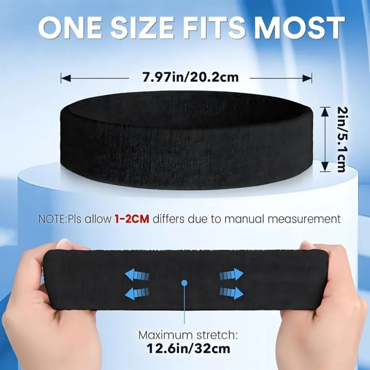 3Pcs/Set%20Fashion%20Moisture%20Wicking%20Sports%20Headband%20Sweat%20Absorbing%20Solid%20Color%20Gym%20Sweatband%20Elastic%20Running%20Headband%20Cycling%20-%20Image%202