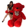 Red Teddy Bear Stuffed Toy - Large. 