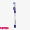 Blue Color Cello Techno Tip Ball Pen Pack Of 10. 