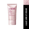 Lakme 9 To 5 Lumi Lit Cream Highlighter + Moisturizer +Primer With Hyaluronic Acid & Niacinamide. 
