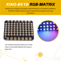 XIAO-6x10-RGB-Matrix XIAO-6x10-RGB-Matrix WS2812B RGB LED Matrix Panel Programmable Pixel Display for -XIAO, DIY Lighting Projects. 