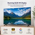 Hyundai 75 Inch QLED 4K UHD Google Smart TV | Android 14 | Dolby Audio | 64GB Storage | Bluetooth 5.2 | Frameless Smart Television. 