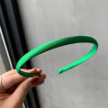 Thin Hair band Elegant Candy color Satin Headband Jelly Slim Hair accessories for Daily wear Party Wedding Girls' night out Summer accessory. 