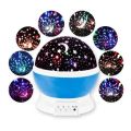 Color full Star Master Projector Night Light with Auto Rotating. 