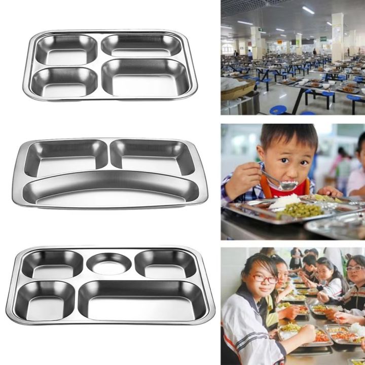 Rectangular%20Divided%20Stainless%20Steel%20Dinner%20Plate%20Thickened%20Deepened%20Fast%20Food%20Plate%20Stackable%20Lunch%20Container%20Tray%20Canteen%20-%20Image%206