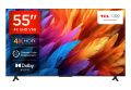 TCL 139 cm (55 inches) Metallic Bezel-Less Series 4K Ultra HD Smart LED Google TV 55V6B (Black). 