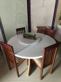 Luxury Round Dining Table Corian top. 