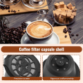 5 Reusable Capsules Refillable Coffee Capsule Filter. 