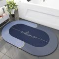 New Instant Dry Bathroom Mat Quick Drying Carpet Super Absorbent Floor Memory Foam Bath Mat Non-Slip Rug. 