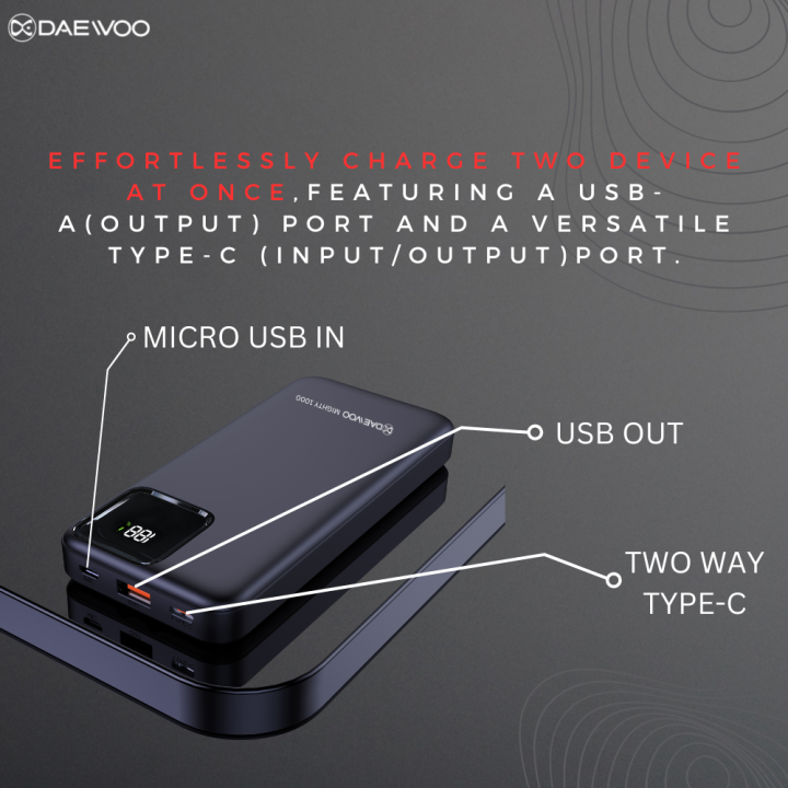 Daewoo%20Mighty%201000%20%7C%2010000%20mAh%20Power%20Bank%20%7C%2022.5W%20Fast%20Charging%20%7C%20Type%20C%20Output%20Input%20%7C%20Attached%20Cable%20Port%20C%20Lightning%20%7C%201%20Year%20Warranty%20%7C%20PD%20QC%203.0%20%7C%20Lithium%20Polymer%20-%20Image%204