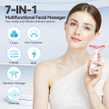 Bulk Bazzar Premium Face Eye Neck Massager | EMS 7 Color LED Face Massager Electric Gua Sha Face Shaper | Skin Tightening EMS Massager | Anti Wrinkle Face Lift Device | Neck Face Wrinkle Remover Vibrator Machine USB Rechargeable. 