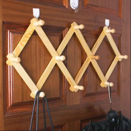 Accordion Hat Rack For Wall Expandable Coat Rack Wall Mount