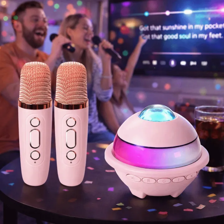 Portable%20Karaoke%20Machine%20Mini%20Bluetooth%20Speaker%20Stereo%20Surround%20Subwoofer%20Wireless%20Dual%20Microphones%20with%20Projector%20Night%20Light%20Singing%20Karaoke%20Speaker%20Party%20Gift%20-%20Image%204