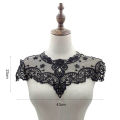 Trendiq Lace Neck Collar Hollow Design Flower Mesh Clothing Applique. 