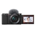 Sony Alpha ZV-E10L 24.2 Mega Pixel Mirrorless vlog Camera with 16-50 mm Lens, Bag and 16 GB card. 