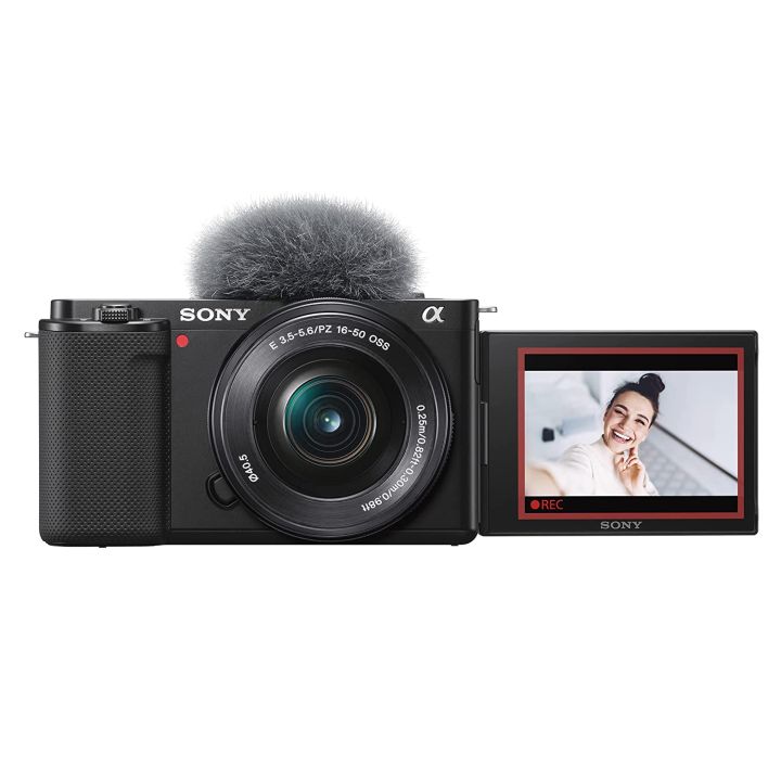 Sony Alpha ZV-E10L 24.2 Mega Pixel Mirrorless vlog Camera with 16-50 mm Lens, Bag and 16 GB card