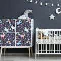 Artsy Home Kids Children's Unicorn Furniture Sticker 120cm x 40cm. 
