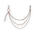 Men Creative Retro Five-pointed Star Harajuku Style Double Layer Multi-layer Jeans Chain Hollow Female Belt Chain Metal Waist Chain Punk Pants Chain. 