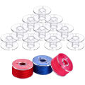 25Pcs Multicolor Bobbin Thread Polyester Thread Spools Sewing Machine Bobbins with Storage Box for Embroidery Sewing Accessories. 