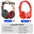 Sutuiying Profesional Anrushide For Beats Studio 2.0 Studio 3.0 Wireless and Wired Headphone Replacement Sales promotion Ear Pads Cushions Ear Pads Protein Leather B0500 B0501. 