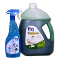 Flo Hygiene Dishwash with 500 ml Glass Cleaner. 