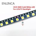 50-100pcs Only Original for LG LED 2W 6V / 1W 3V 3535 Cool Cold White LCD Backlight for TV Smd Led. 