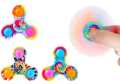 Pop It Fidget Spinner Toys Push Pops Bubble. 
