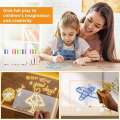 Children Magic Light Luminous LED Drawing Blackboard Art Graffiti Coloring Acrylic Board Montessori Kids Toys Girls. 