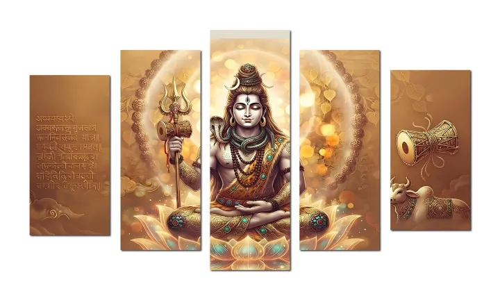 Lord%20Shiva%205-Piece%20Canvas%20Wall%20Art%20%E2%80%93%20Mahadev%20Spiritual%20&%20Religious%20Home%20Decor%20(5-Pcs%20set)%20-%20Image%203