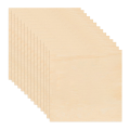 50Packs 4 X 4 Inch Plywood Sheets 1/16 Inch Thin Wood Sheets Craft Wood Board Plywood for Crafts. 