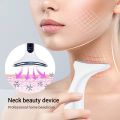 EMS Face Lifting Massager Neck Skin Tighten Device 7 Color Light LED Photon Therapy Anti Ageing Wrinkle Free With Hand Cream Perfect Gift for Your Girl Friend ,  Wife , Mother. 