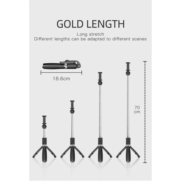 H1%20Wireless%20Bluetooth%20Selfie%20Stick%20tripod%20monopod%20stand%20Phone%20holder%20for%20Outdoor%20travel%203%20IN%201%20-%20Image%204