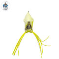 1pcs Soft Frog Fishing Lures Double Hooks 5cm 8g Top Water Ray Frog Artificial Minnow Crank Soft Bait Fishing Tackle Color Yellow. 