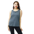 Grey  Nylon Back Criss Cross Design Yoga Sports Sendo For Women. 