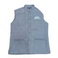 Grey Modi Nehru Bandi Coat For Men. 