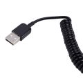 Spiral Coiled USB A male to A female adapter adaptor Cable 1M 3FT. 