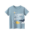 Half Sleeved Summer T-Shirt for Baby Boys for Summer– 1 to 7 Years – Blue. 